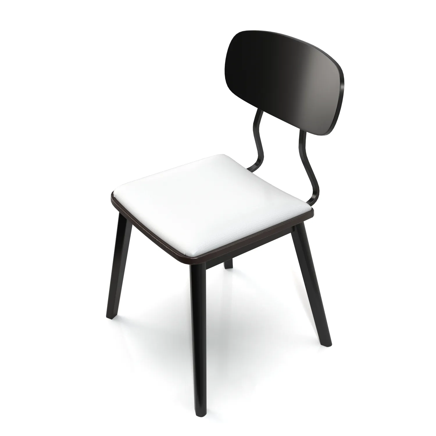 Scholar Dining Chair PBR 3D Model_06